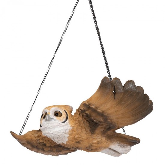 Design Toscano The Garden Owl Hanging Sculpture