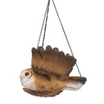 Design Toscano The Garden Owl Hanging Sculpture