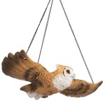 Design Toscano The Garden Owl Hanging Sculpture