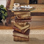 Design Toscano Power Of Books Side Table