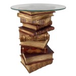 Design Toscano Power Of Books Side Table