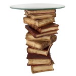 Design Toscano Power Of Books Side Table