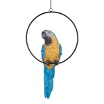 Design Toscano Large Polly In Paradise Parrot