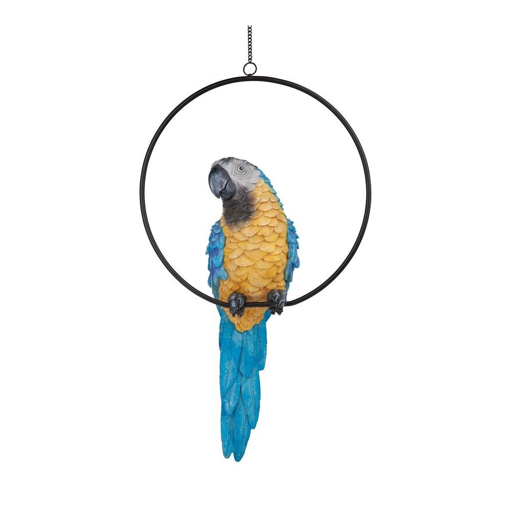 Design Toscano Large Polly In Paradise Parrot