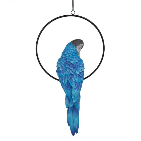 Design Toscano Large Polly In Paradise Parrot