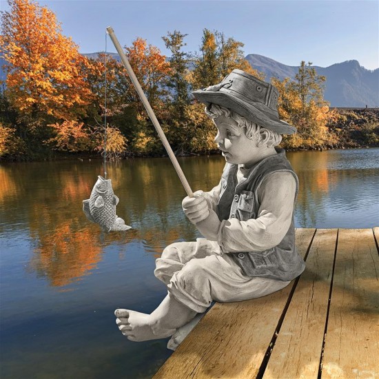 Design Toscano Frederic The Little Fisherman Statue