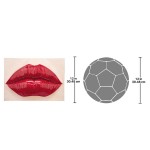 Design Toscano Pop Art Lips Frieze