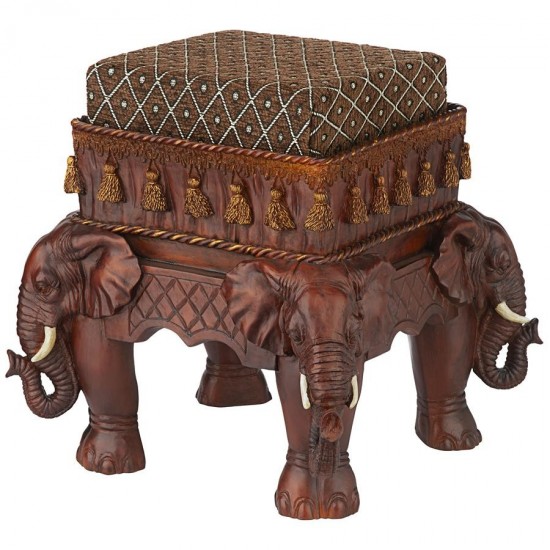 Design Toscano Maharajahs Elephant Footstool