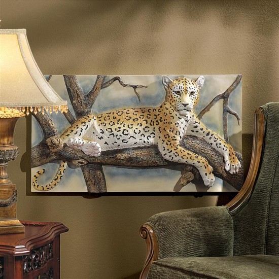 Design Toscano Leopards Lair Frieze