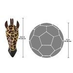 Design Toscano Giraffe Mask Plaque