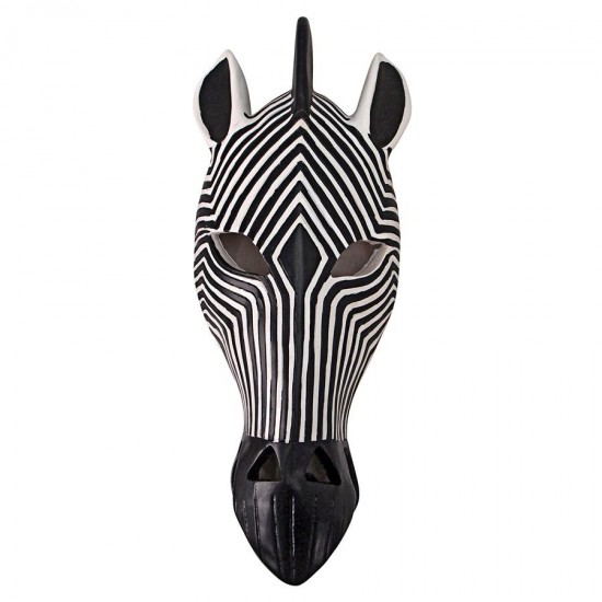 Design Toscano Zebra Mask Plaque