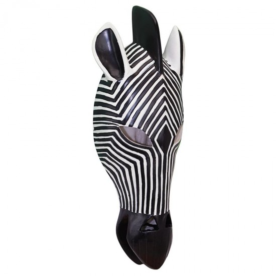 Design Toscano Zebra Mask Plaque