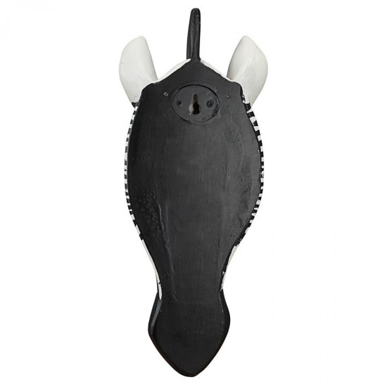 Design Toscano Zebra Mask Plaque
