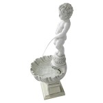 Design Toscano Manneken Pis W/ Shell Pump And Plinth