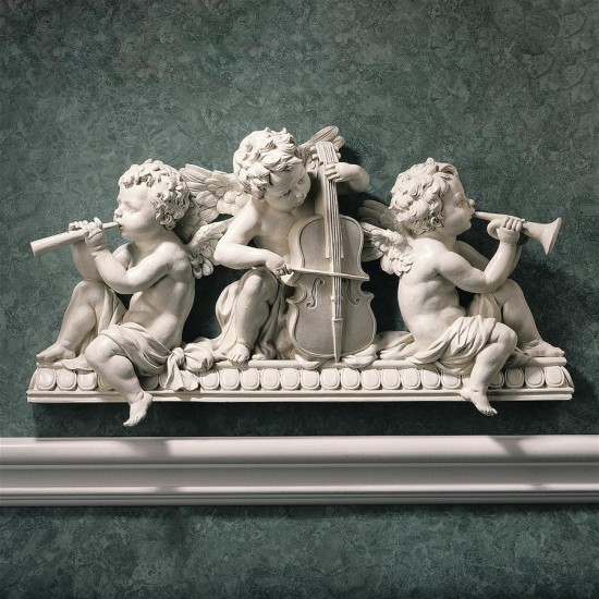 Design Toscano Angelic Notes Pediment