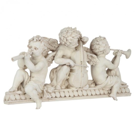 Design Toscano Angelic Notes Pediment