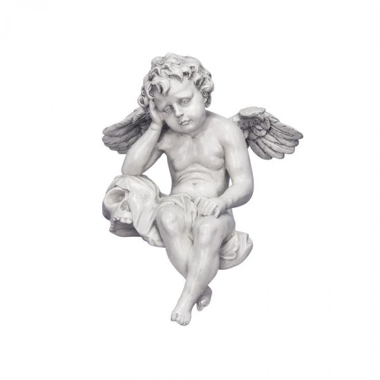 Design Toscano Mourning Mortality Cherub Sitter Statue