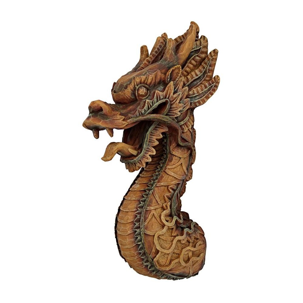 Design Toscano Asian Fire Dragon Wall Plaque