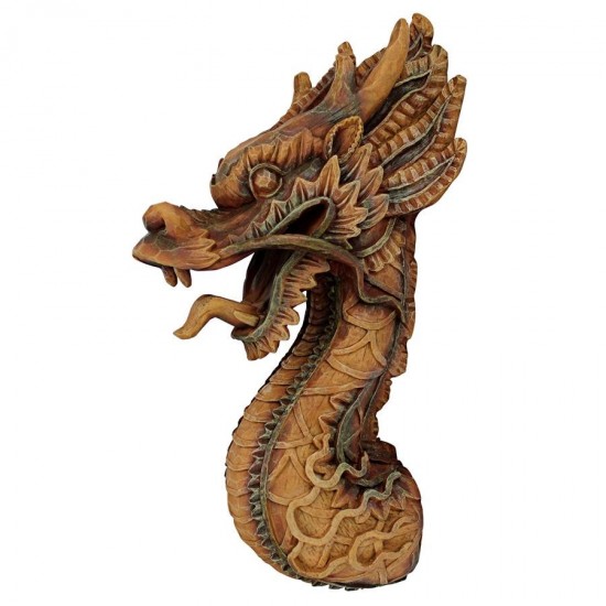 Design Toscano Asian Fire Dragon Wall Plaque