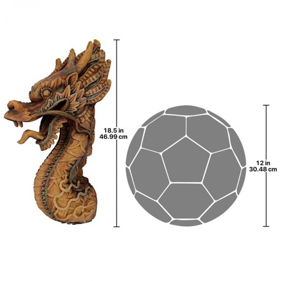 Design Toscano Asian Fire Dragon Wall Plaque