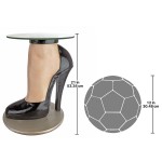 Design Toscano Stilettos Anyone Side Table