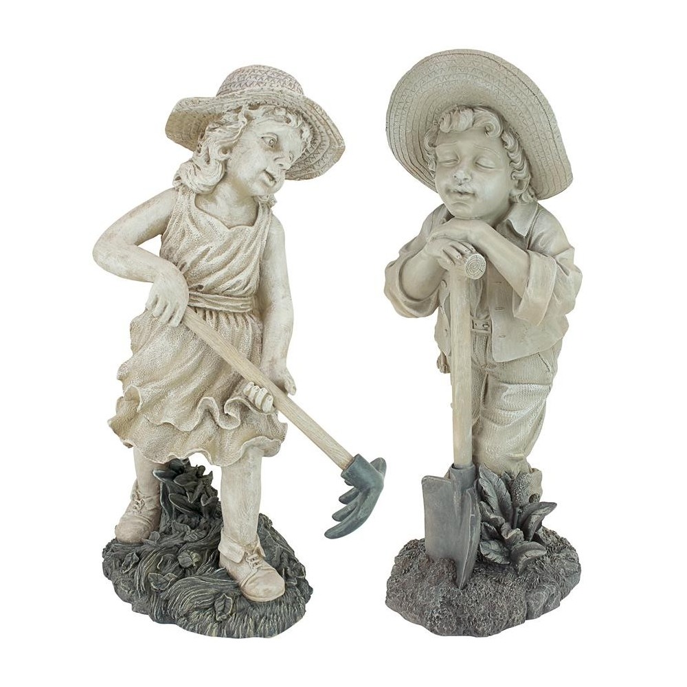 Design Toscano Rebecca And Samuel Gardeners Design Toscano Rebecca And Samuel Gardeners
