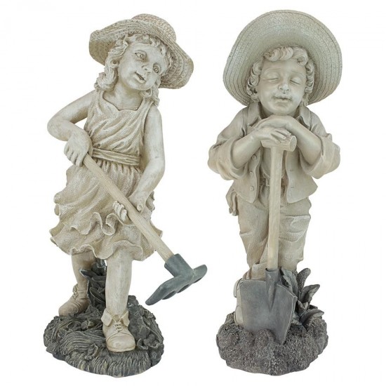 Design Toscano Rebecca And Samuel Gardeners