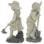 Design Toscano Rebecca And Samuel Gardeners