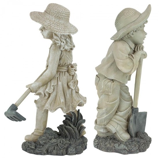 Design Toscano Rebecca And Samuel Gardeners