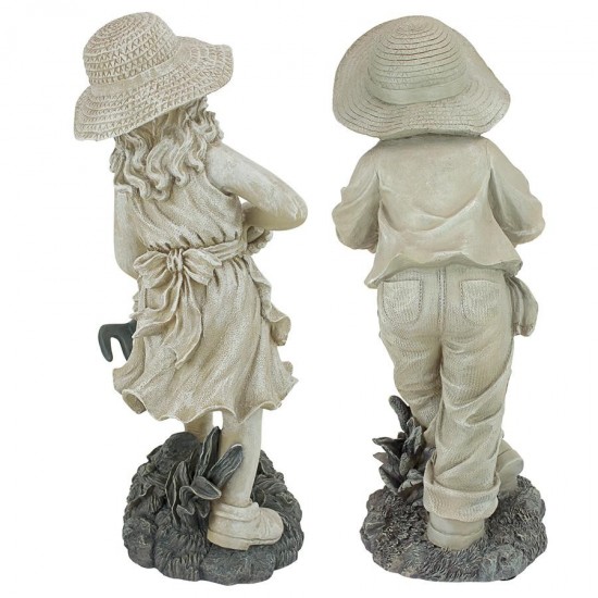 Design Toscano Rebecca And Samuel Gardeners