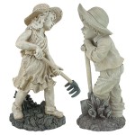 Design Toscano Rebecca And Samuel Gardeners