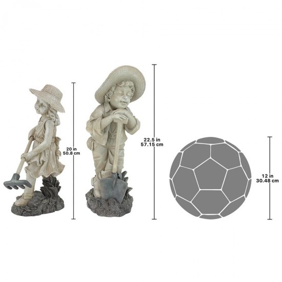 Design Toscano Rebecca And Samuel Gardeners