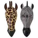 Design Toscano Set Of Tribal Style Animal Masks