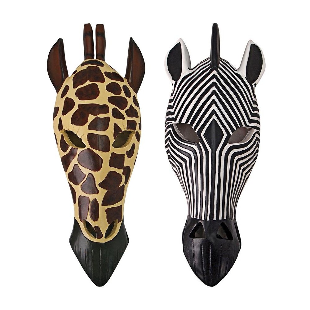 Design Toscano Set Of Tribal Style Animal Masks