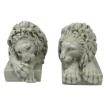 Design Toscano S/2 Vatican Lions