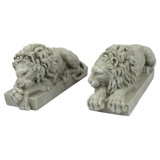 Design Toscano S/2 Vatican Lions