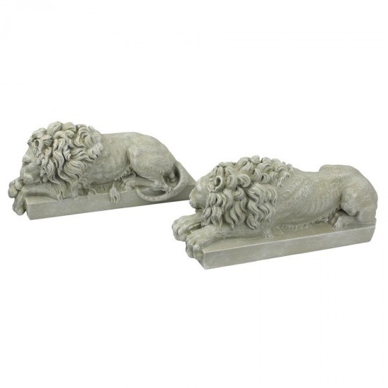 Design Toscano S/2 Vatican Lions