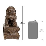 Design Toscano Chinese Guardian Female Foo Dog