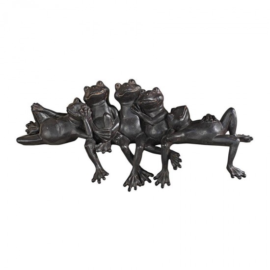 Design Toscano Lazy Daze Knot Of Frogs Sitters