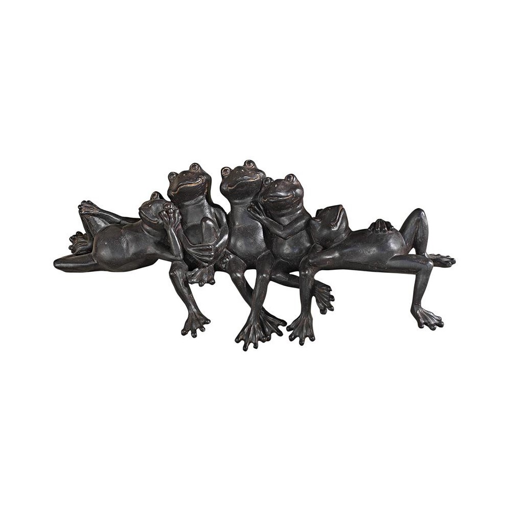 Design Toscano Lazy Daze Knot Of Frogs Sitters