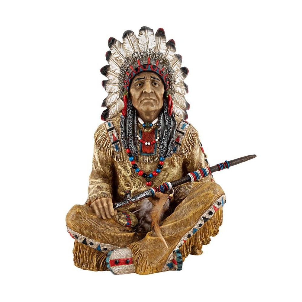 Design Toscano Noble Feathers Native American Statue