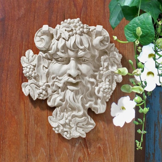 Design Toscano Medium Bacchus Plaque