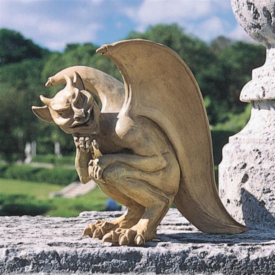 Design Toscano Cambridge Hopping Gargoyle Statue