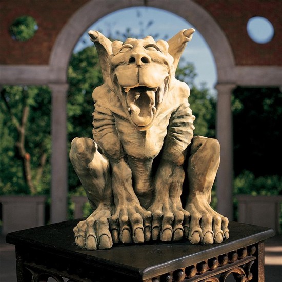 Design Toscano Large Leo The Laughing Gargoyle