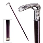 Design Toscano Art Nouveau Half Crook Walking Stick