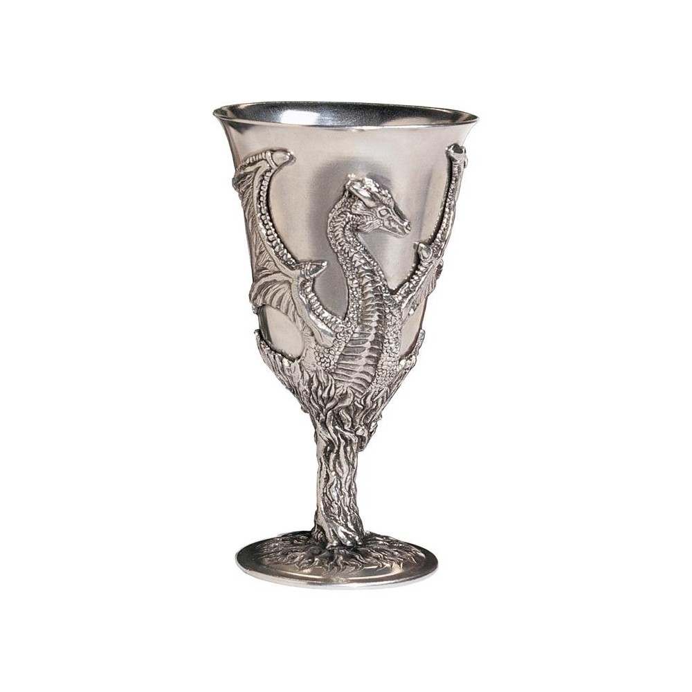 Design Toscano Dragon Pewter Goblet