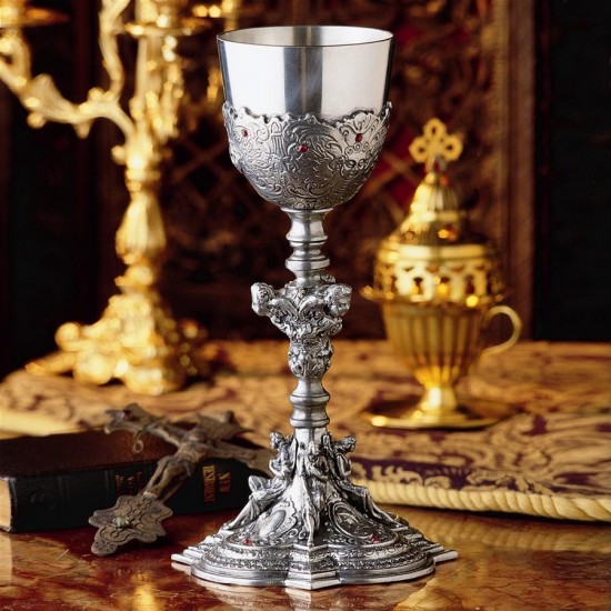 Design Toscano Santa Croce Italian Pewter Chalice