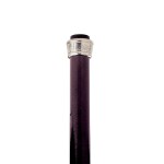 Design Toscano Ornate Ball Pewter Handle Walking Stick