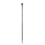 Design Toscano Ornate Ball Pewter Handle Walking Stick