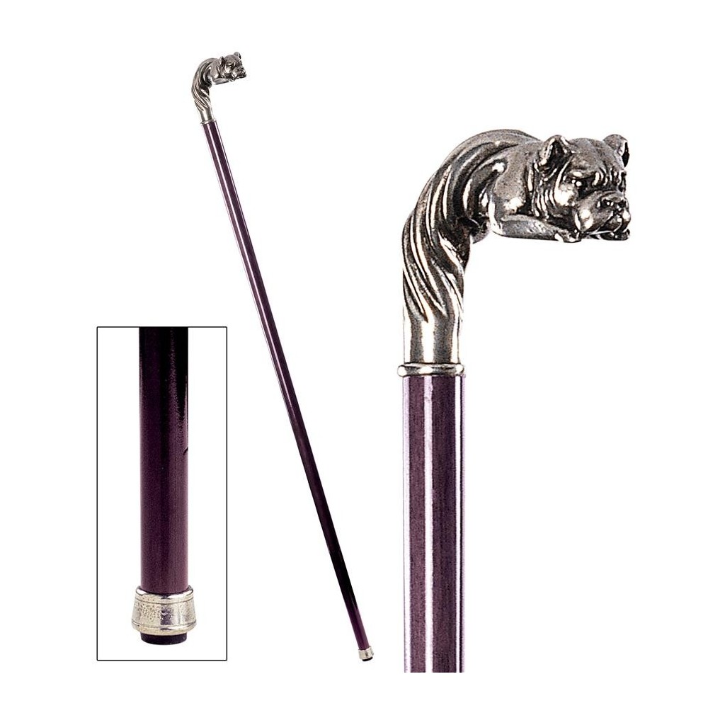 Design Toscano Bulldog Handle Walking Stick